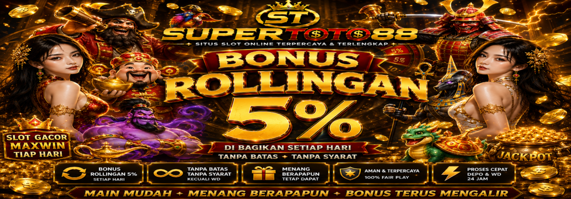 BONUS ROLLINGAN 5%
